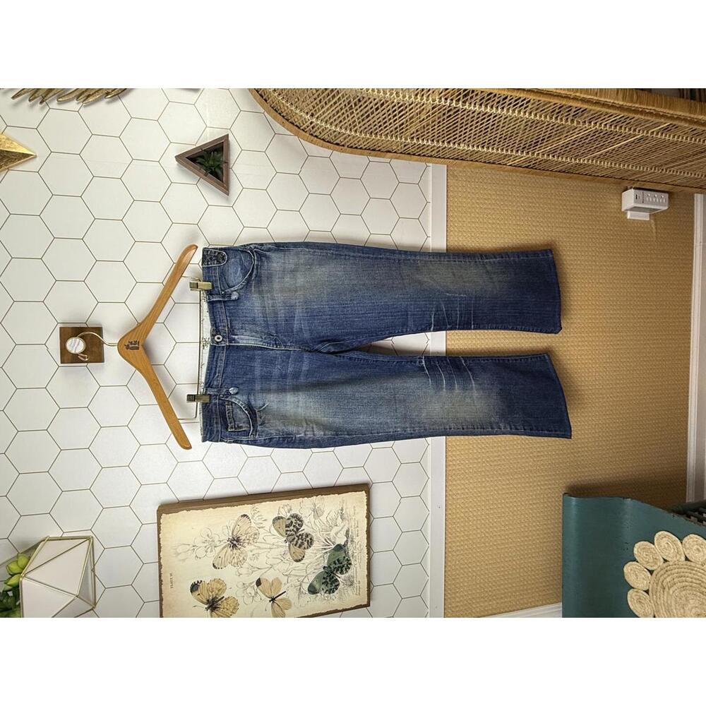 Vintage Polo Jeans Kelly Boot Cut Stretch Cropped Denim Jeans - Size - 12